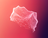 3D-model op roze achtergrond