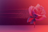 Bloem op een roze achtergrond